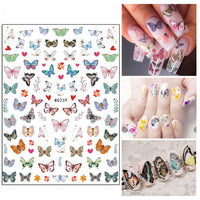 Thumbnail for 8 Sheets Luminous Nail Nail Nail Wraps and 8 Sheets Butterfly Nail Nail Nail Wraps