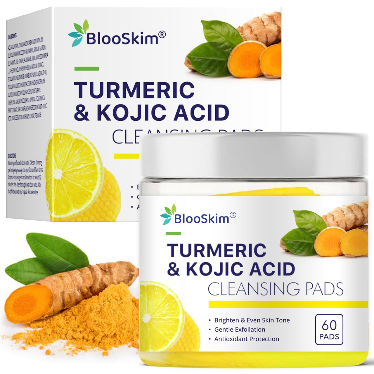 Turmeric Kojic Acid Cleansing Pads