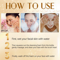 Thumbnail for MAROJEIF Turmeric Facial Cleanser, Turmeric Face Wash, Tur-meric Foaming FacialCleanser, Turme-ric Facial Wash, Turmerics Foaming Cleanser for All Skin Deep Cleaning (2pcs)