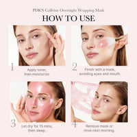 Thumbnail for medicube PDRN Caffeine Overnight Wrapping Peel Off Facial Mask