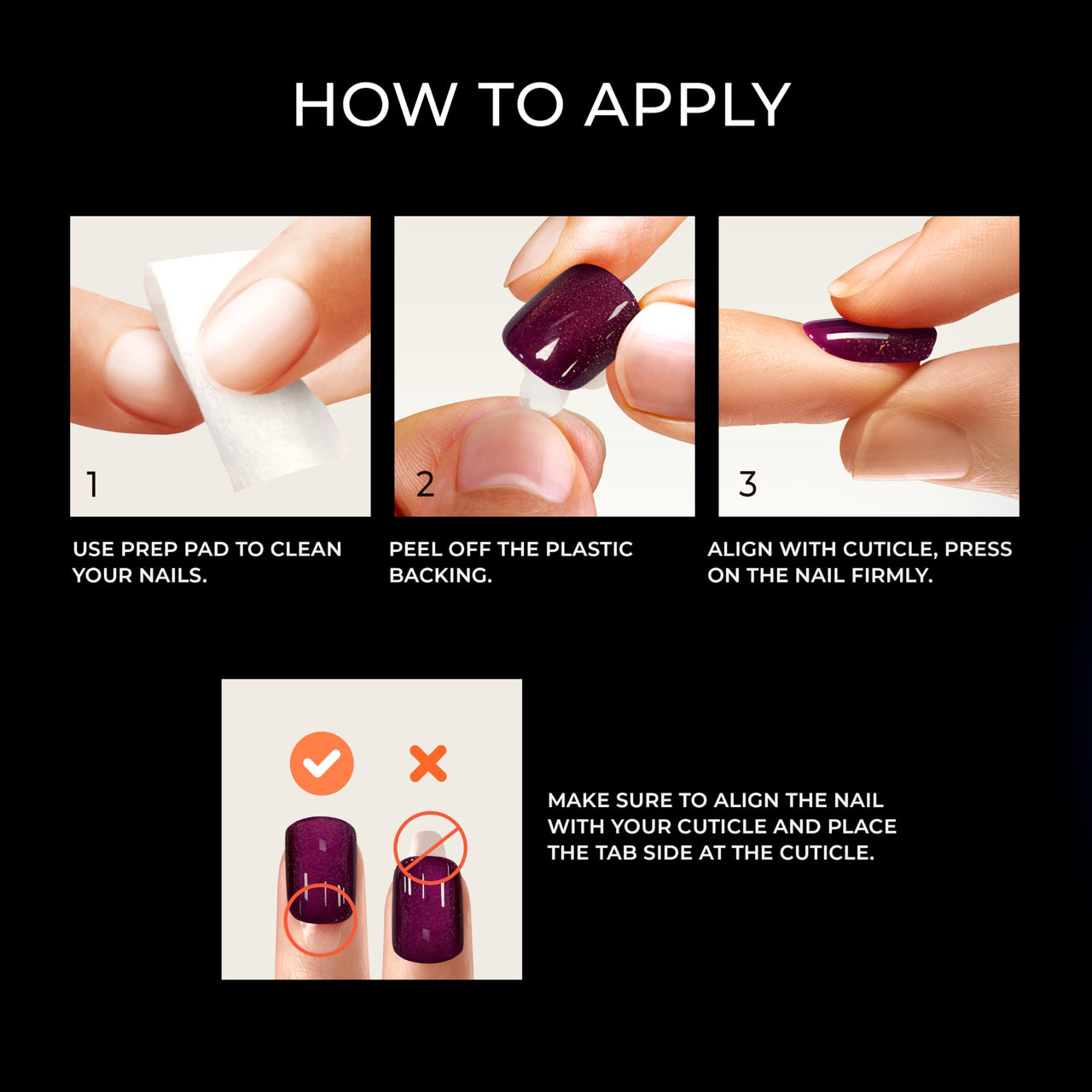 Kiss Impress No Glue Mani Press gel nail wraps – long – CrazyGels