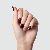 Thumbnail for KISS imPRESS No Glue Mani Press On Nails, Design, 'No Other', Red, Short Size, Squoval Shape, Includes 30 Nails, Prep Pad, Instructions Sheet, 1 Manicure Stick, 1 Mini File | Premium Nail Wraps