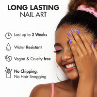 Thumbnail for MOYOU LONDON Semi Cured Gel Nail Strips - 20 Pcs. Nail Nail Wraps for Salon-Quality Manicure - Works with Any UV Lamp - Easy to Apply, Trim, & Remove Gel Nail Nail Wraps