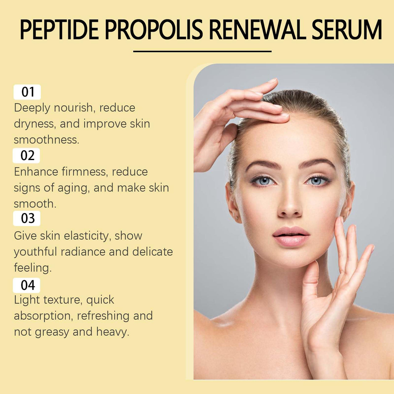 Peptide Propolis Renewal Serum with Adenosine