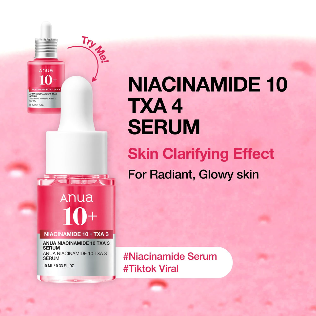 Anua Serum Discovery Trio, Mini Face Serum Travel Size Kit with Hyaluronic Acid, Niacinamide & Azelaic Acid, Hydrating Soothing Gift Set for Women, Korean Skincare Set -10ml/0.33fl.oz × 3EA