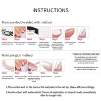 Thumbnail for Rtkhfze Xl Press On Nails Long gel nail wraps – long – CrazyGels