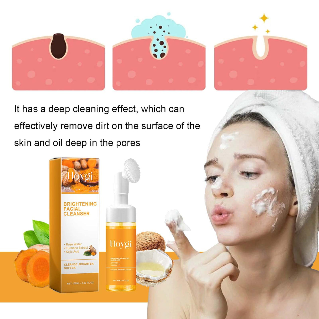 Turmeric Brightening Facial Cleanser