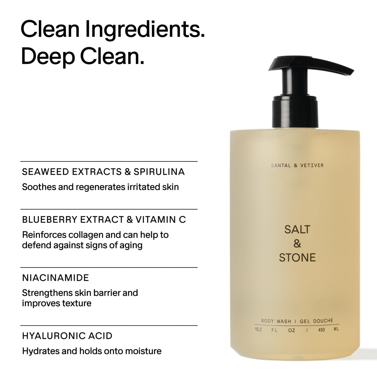 SALT & STONE Antioxidant-Rich Body Wash