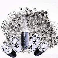 Thumbnail for 30 Sheets White Nail Nail Nail Wraps and 30 Sheets Black Nail Nail Nail Wraps