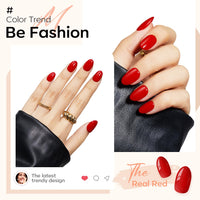 Thumbnail for Modelones Short Press On Nails, 32pcs gel nail wraps – short long – CrazyGels