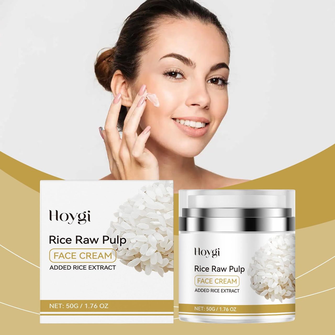 Rice Extract &amp; Panthenol Daily Face Cream