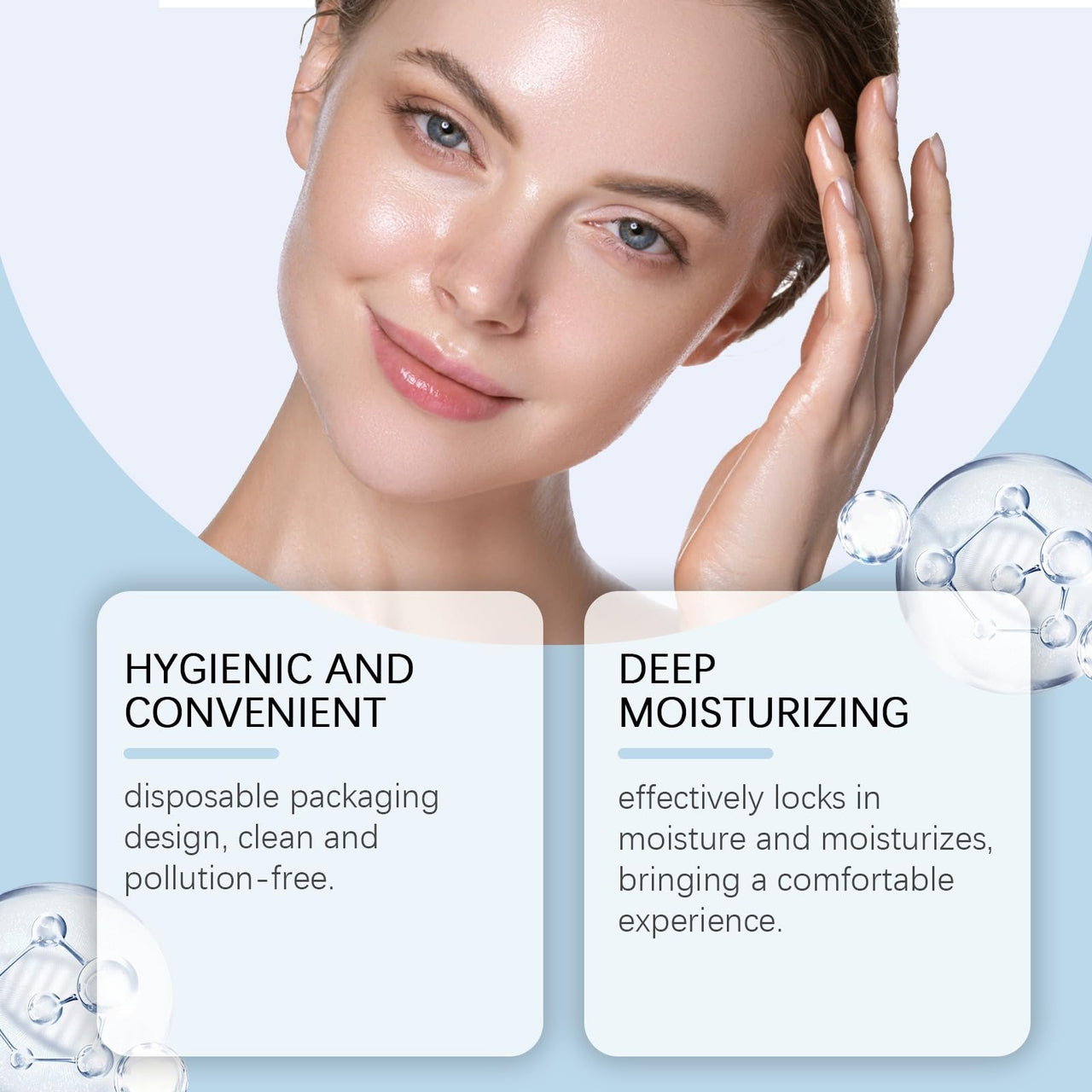 BAYUELSWU Hyaluronic Acid Tubes 3% Hyaluronic Acid Serum, 3% Hyaluronic Acid Serum Ultra-Hydrating Vials for Women's Moisturizing Skin Care Face (30PCS)