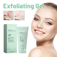 Thumbnail for Gentle Exfoliating Facial Gel - Mint Green, with Chlorella & Hydrolyzed Collagen, Deep Cleansing, Pore Minimizer, Smoothing Scrub, 3.53 Oz
