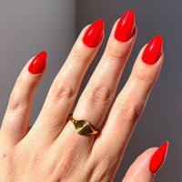 Thumbnail for Glamnetic Press On Nails - Fiery Red | Opaque Bright Red Short Almond Fake Nails, Reusable | 15 Sizes - 30 Nail Kit