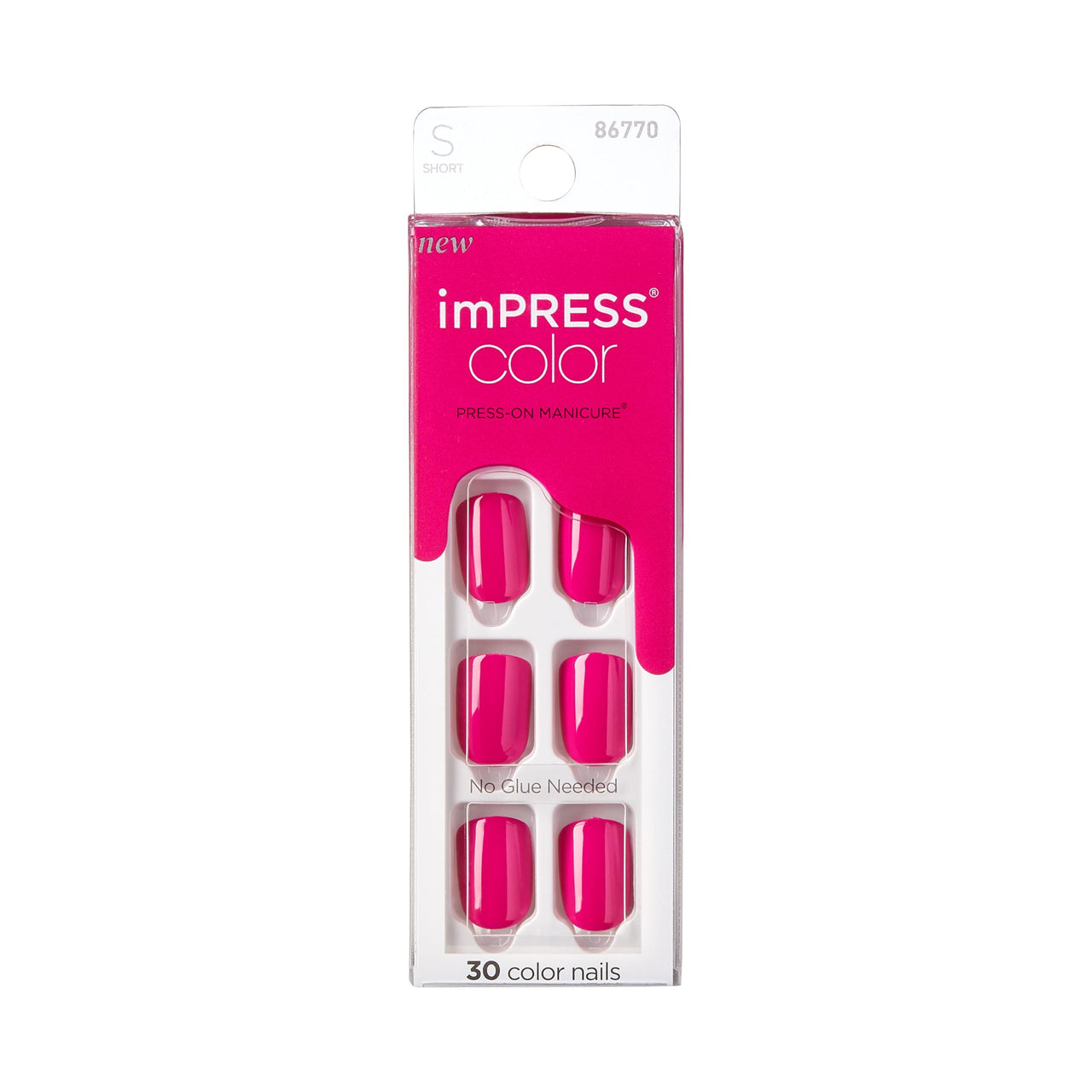Kiss Impress Color Press On Nails gel nail wraps – long – CrazyGels