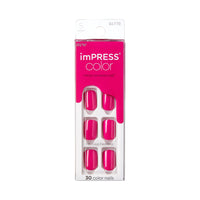 Thumbnail for Kiss Impress Color Press On Nails gel nail wraps – long – CrazyGels