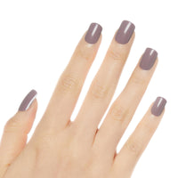Thumbnail for KISS Gel Fantasy, Press On Nails, Nail glue included, 'Temporary Feels', Gray, Short Size, Squoval Shape, Includes 28 Nails, 2g Glue, 1 Manicure Stick, 1 Mini file