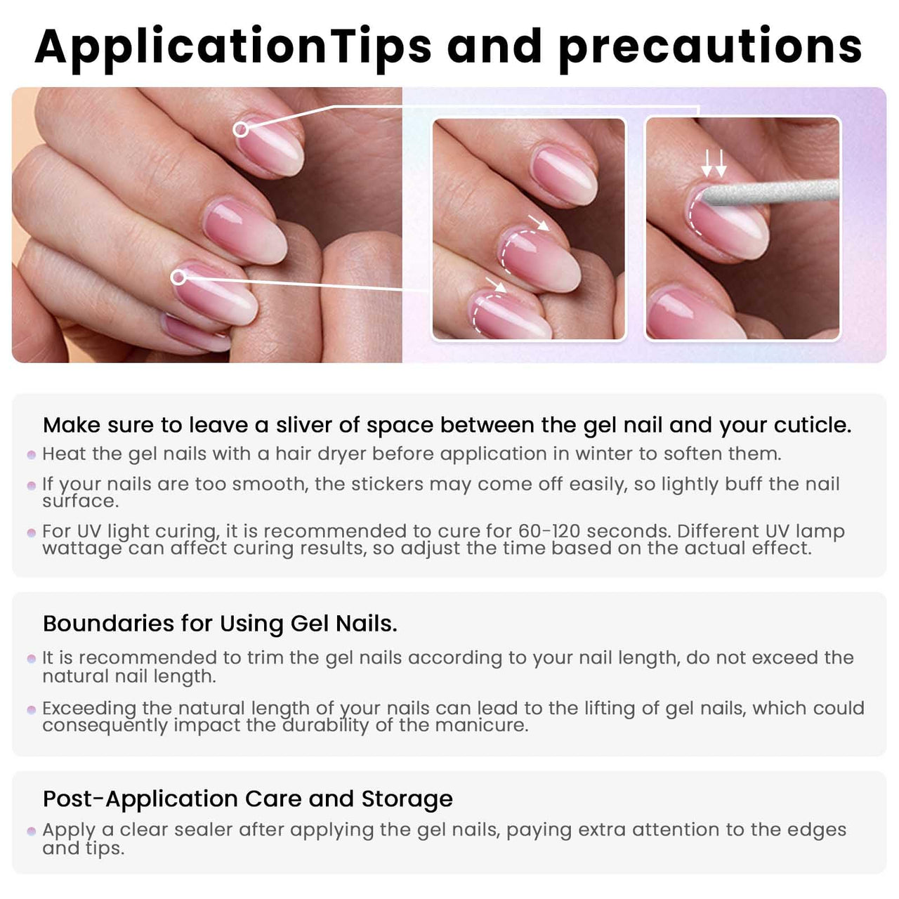 Oauee Semi Cured Gel Nail Strips | Built-in Gel Top Coat | UV Light Required | Salon Quality, Easy Application and Removal (Slate Sparkle) – Premium Nail Wrap Set