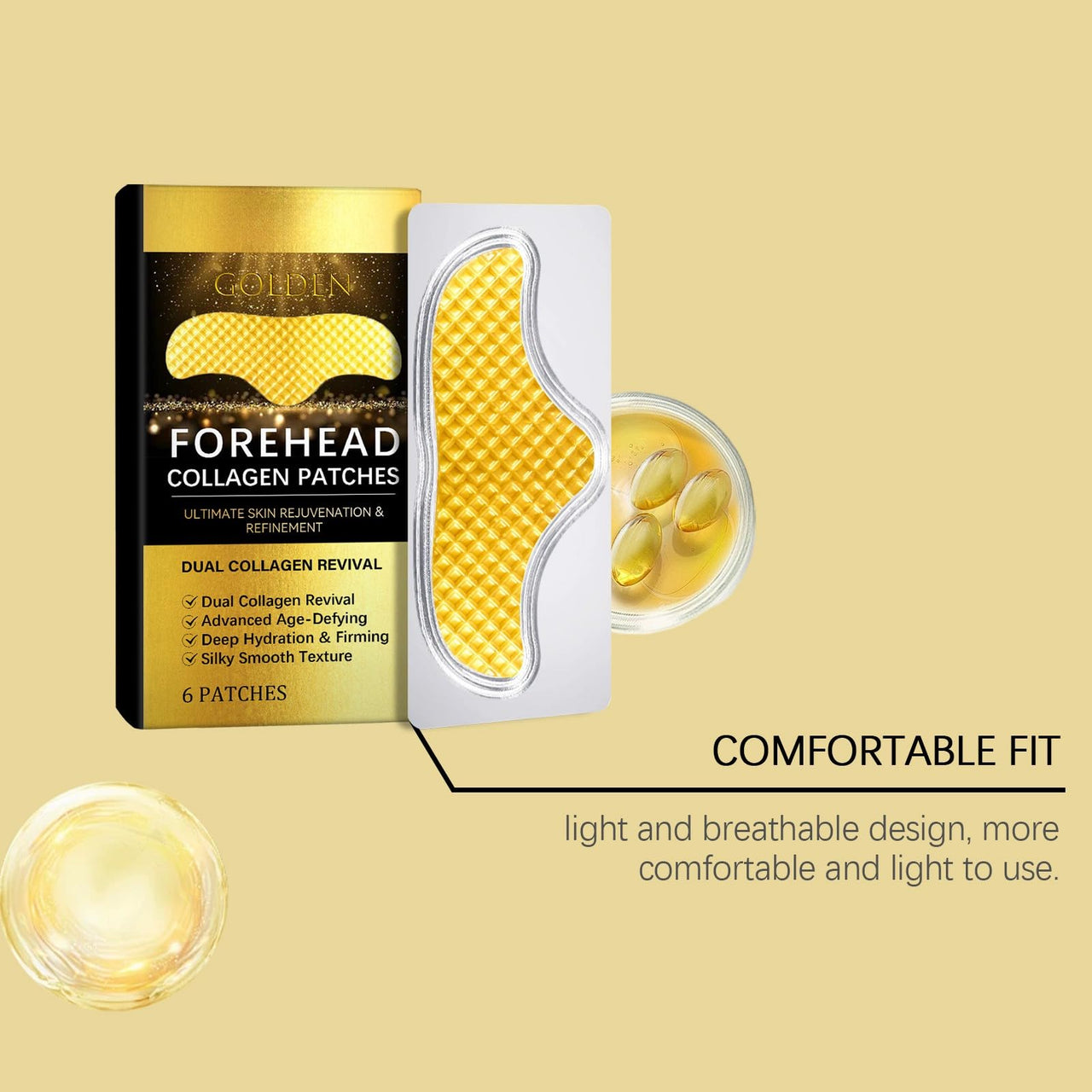 BAYUELSWU Forehead Wrinkle Patches for Anti-Wrinkle, 12pcs Facial Wrinkle Patches Jelly Pads with Collagen, Softening Fine Lines, Disposable Face Tape for a Youthful, Firmer, and Smoother Appearance