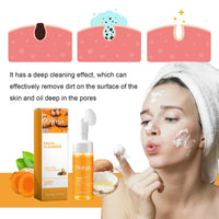 Thumbnail for HOYGI Turmeric Face Wash with Brush, Turmeric Foaming Facial Cleanser for All Skin, 3.38 Fl Oz/pcs