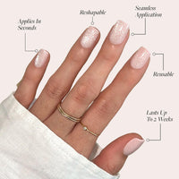 Thumbnail for Glamnetic Press On Nails Pinky Promise gel nail wraps – pink long – CrazyGels