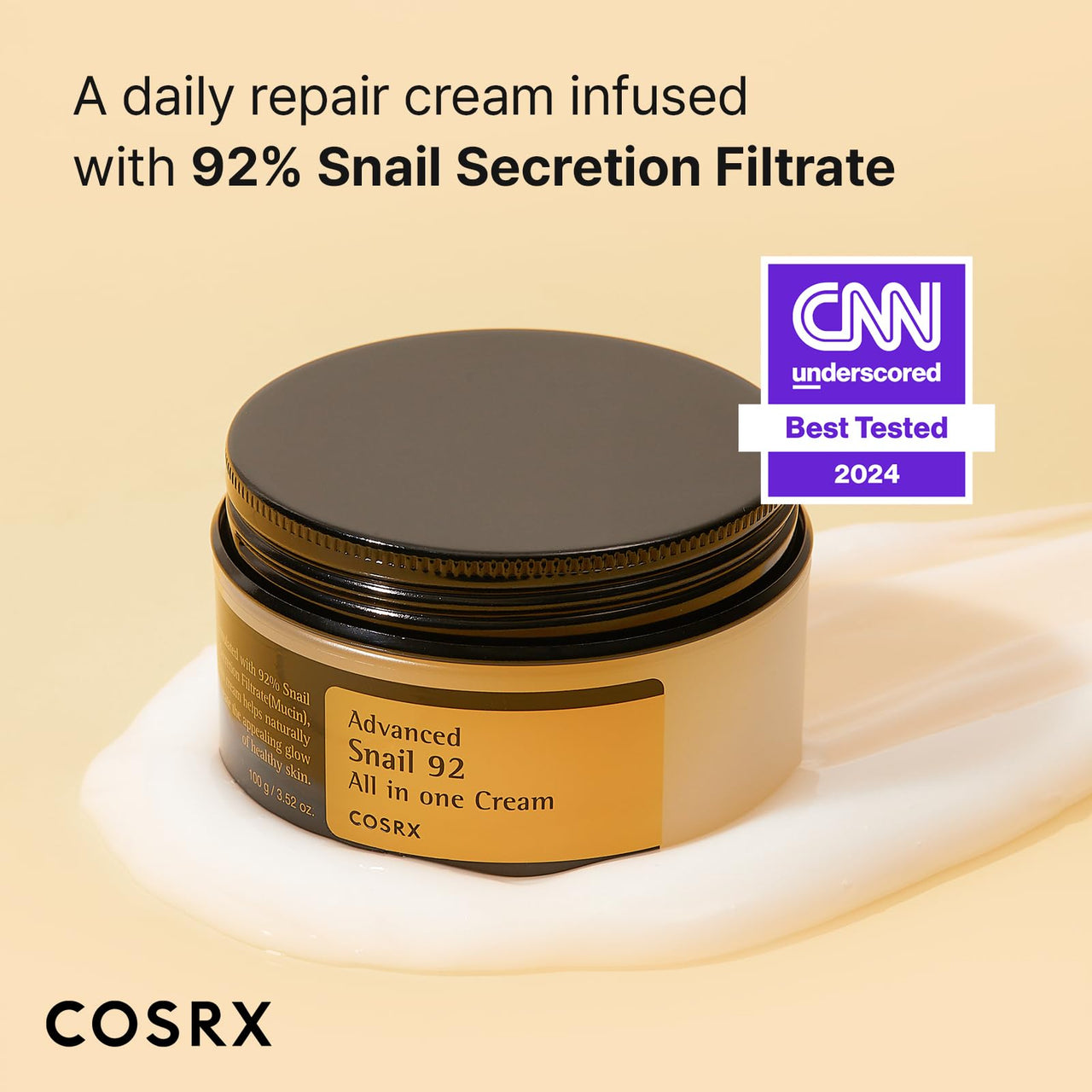 COSRX Snail Mucin 92% Repair Cream