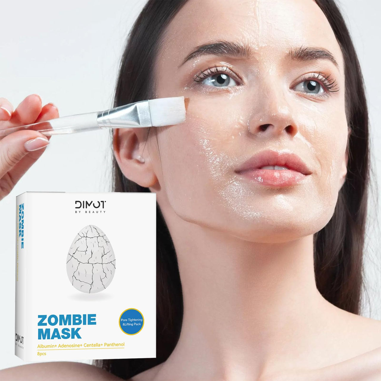 YIKESHU Zombie Facial Mask 8 Pack, Zombie Pack Face Mask, Hoygi Zombie Pore Cleansing Mask for Pore Tightening & Lifting Deep Cleansing