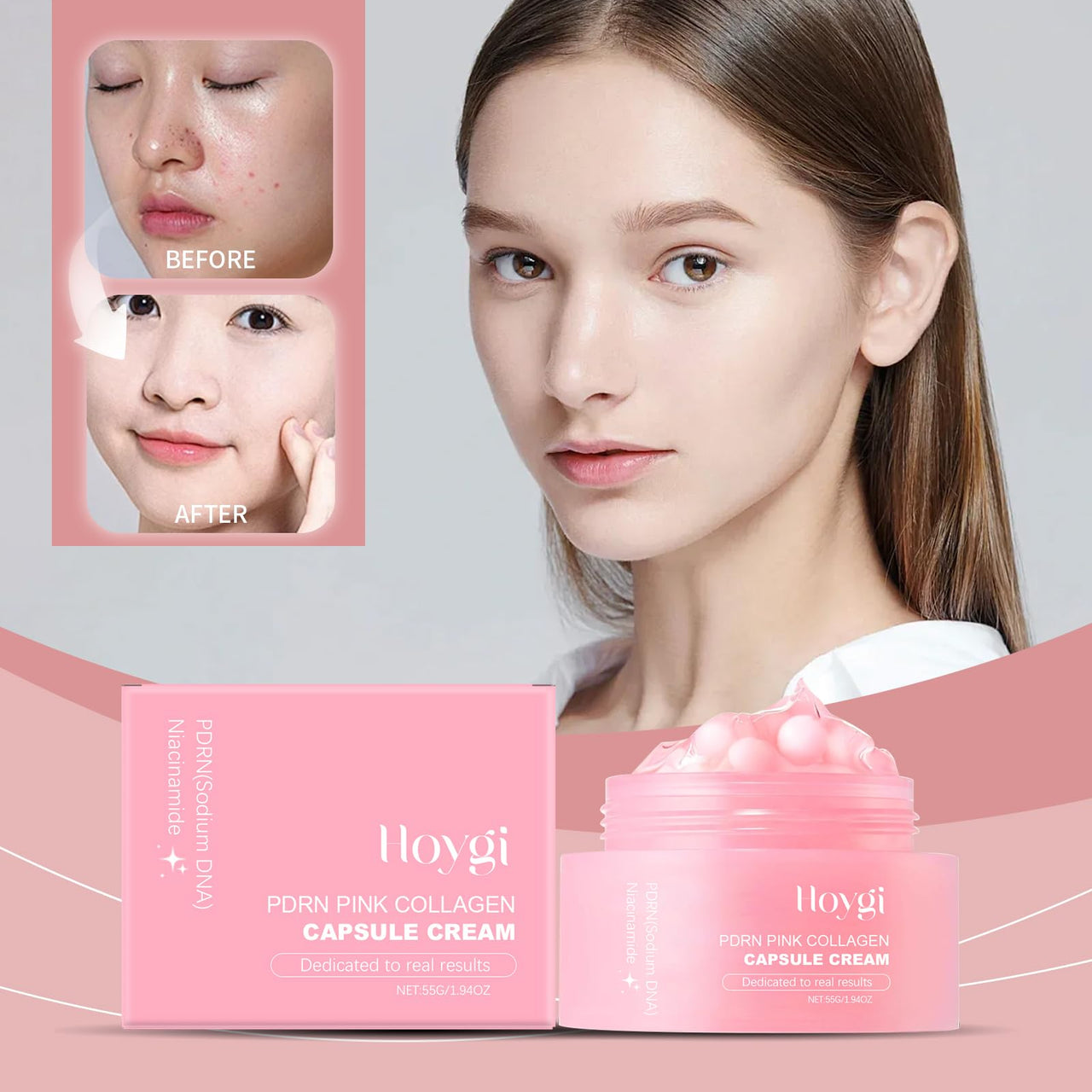 Collagen Capsule Cream with Pearl Extract & Niacinamide