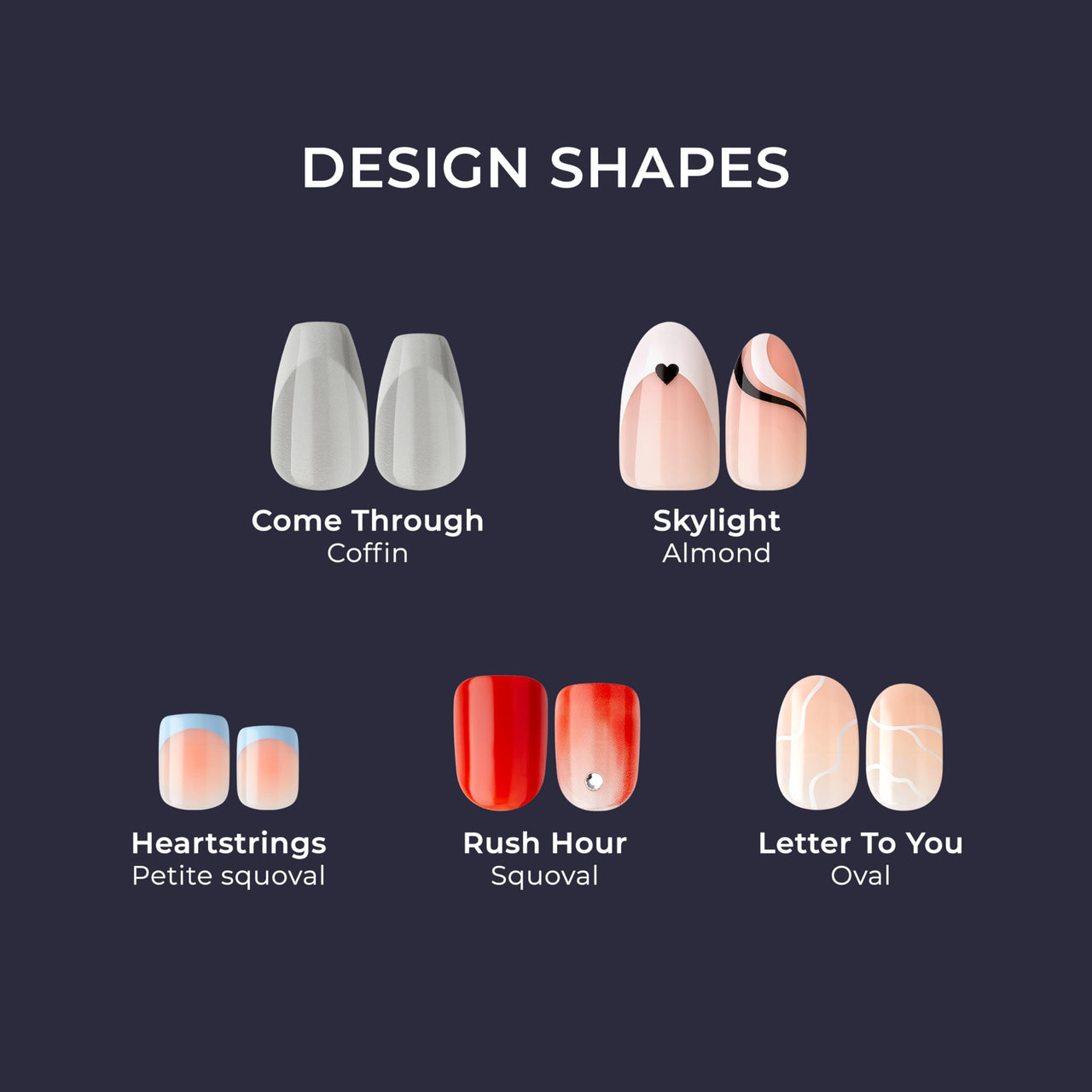 KISS imPRESS No Glue Mani Press On Nails, Design, 'Evanesce', Beige, Short Size, Oval Shape, Includes 30 Nails, Prep Pad, Instructions Sheet, 1 Manicure Stick, 1 Mini File