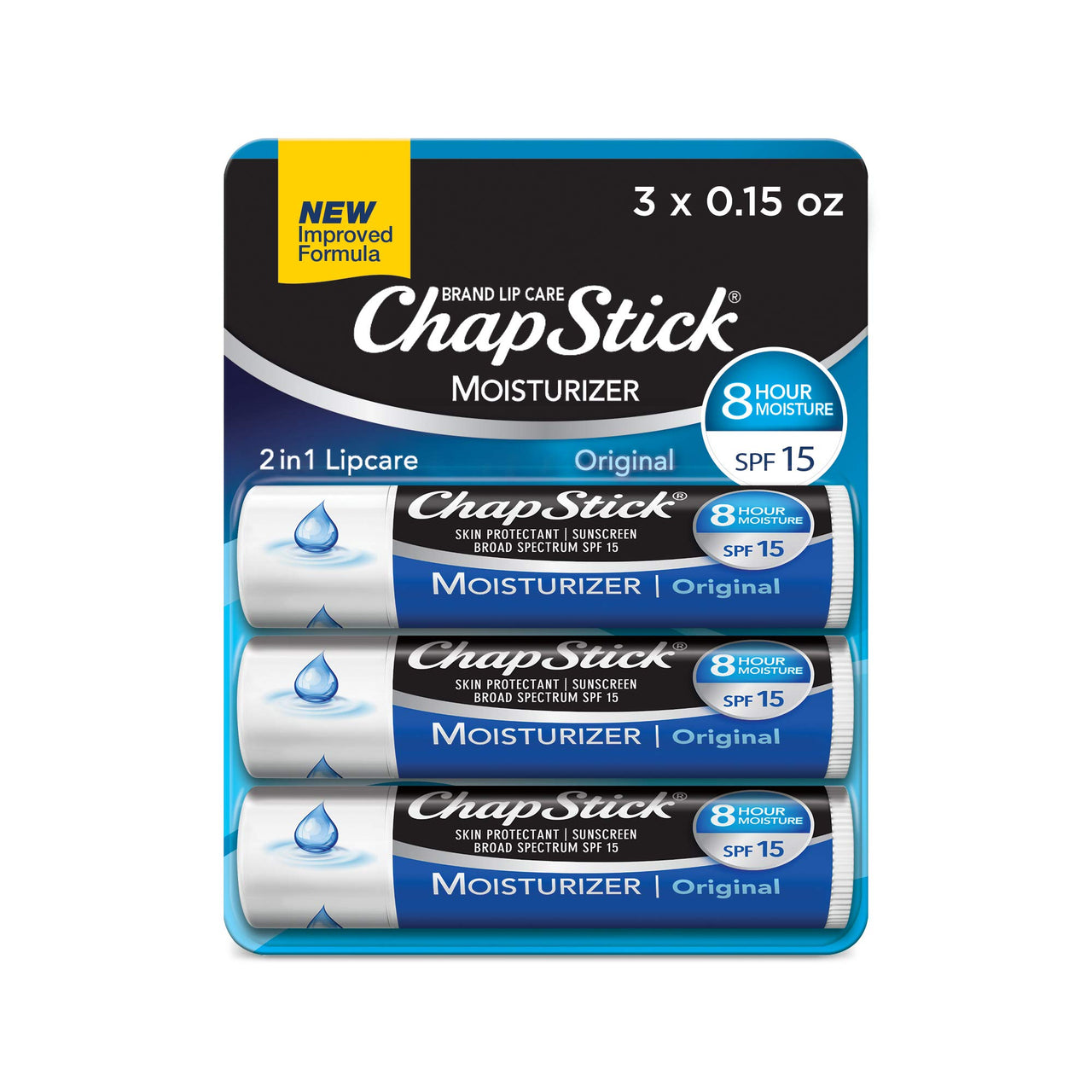 ChapStick Moisturizer Original Lip Balm Tubes