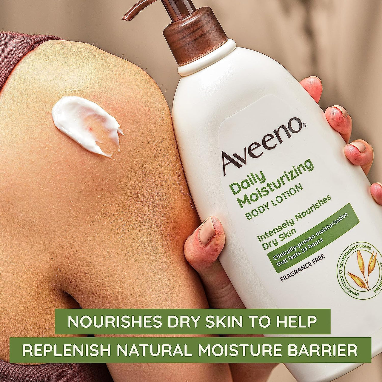 Aveeno Daily Moisturizer, Body Lotion, For Dry Skin,