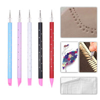 Thumbnail for Nail Art Dotting Tools Silicone Dual Head UV Gel Pen Tools - Double Ended Nail Art Sculpting and Dotting Pen – Premium Nail Wrap Set