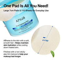Thumbnail for Anua 8 Hyaluronic Acid Catechin Calming Pad, Pore Care & Cooling Effect with Korean Toner pad, Quick & Easy Hydrating Daily Face Mask, Makeup Prep Routine, Korean Skin Care (185ml,110 Pads)