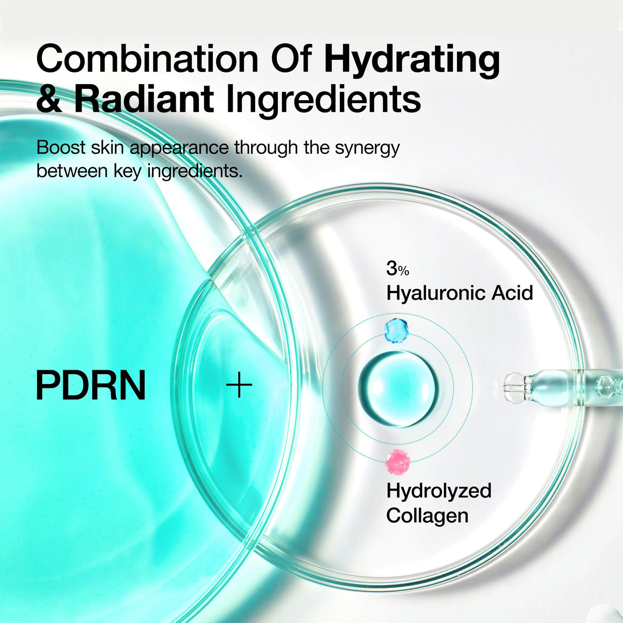 Anua PDRN Hyaluronic Acid Capsule 100 Serum, Radiant Face Serum, Hyaluronic Acid, Hydration, Moisture Plumping effect, Natural color, Fragrance free, Korean Skincare, 30ml / 1.01 fl. oz
