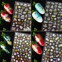 Thumbnail for Floral & Butterfly Nail Nail Nail Wraps – 20 Sheets, Colorful Flower & Butterfly Designs