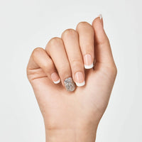 Thumbnail for KISS imPRESS Press-On Manicure, Nail Kit, PureFit Technology, Short Press-On Nails, 'Time Slip', Includes Prep Pad, Mini Nail File, Cuticle Stick, and 30 Fake Nails
