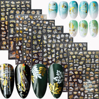 Thumbnail for Floral & Butterfly Nail Nail Nail Wraps – 20 Sheets, Colorful Flower & Butterfly Designs
