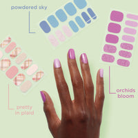 Thumbnail for Sally Hansen Salon Effects, Wall Flower, Nail Strips, No UV Light Needed, No Dry Time, Long-Lasting, Non-Damaging, No Chipping – Premium Nail Wrap Set