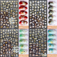 Thumbnail for Floral & Butterfly Nail Nail Nail Wraps – 20 Sheets, Colorful Flower & Butterfly Designs