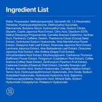 Thumbnail for Ingredient list on a blue background with Anua logo
