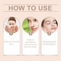 Thumbnail for Step-by-step guide on how to use a skincare product with three images and corresponding text.