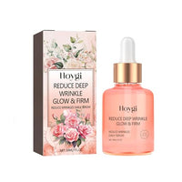 Thumbnail for Hoygi skincare serum bottle and packaging with floral design on a white background