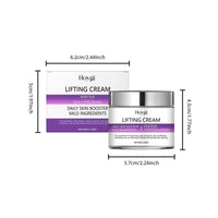Thumbnail for Lifting cream jar with dimensions and Hloygi branding on a white background