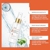 Thumbnail for Skincare product with text on improving elasticity, deep moisturizing, and soothing repair.