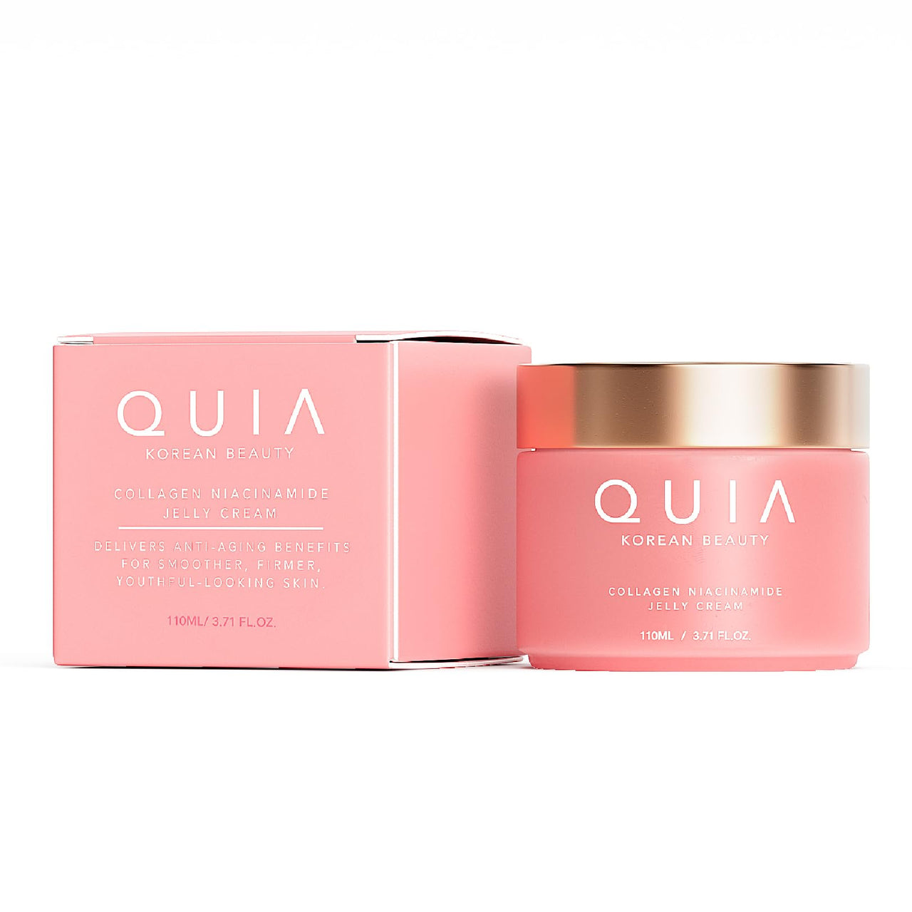 Quia Korean Beauty product packaging on a white background