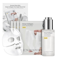 Thumbnail for Sungboon Edt skincare product set including a mask, cream, and serum on a white background.