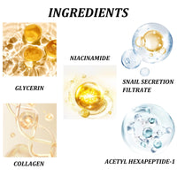 Thumbnail for List of skincare ingredients with corresponding images and labels on a white background.