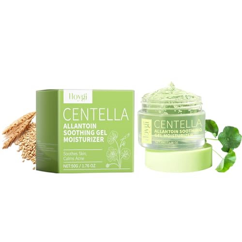 Centella Allantoin Soothing Gel Moisturizer with packaging on a white background