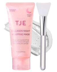 Thumbnail for Collagen night wrapping mask with applicator on a white background