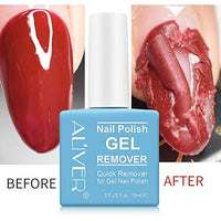 Thumbnail for ALIVER Gel Nail Polish Remover for Nails in 3-5 Minutes, Easily & Quickly Remove Gel, No Need for Foil, Soaking or Wrapping, Protect Your Nails-15 ml